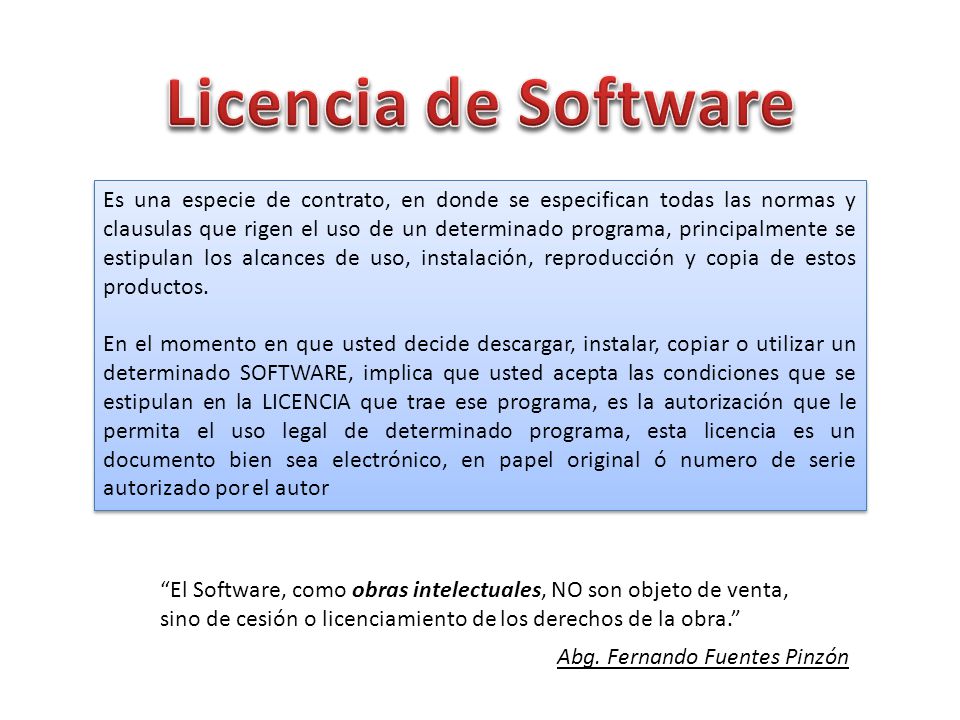 Licencia de Software