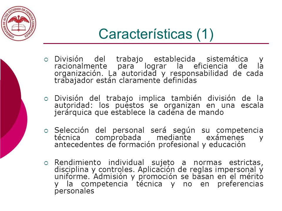 Características (1)