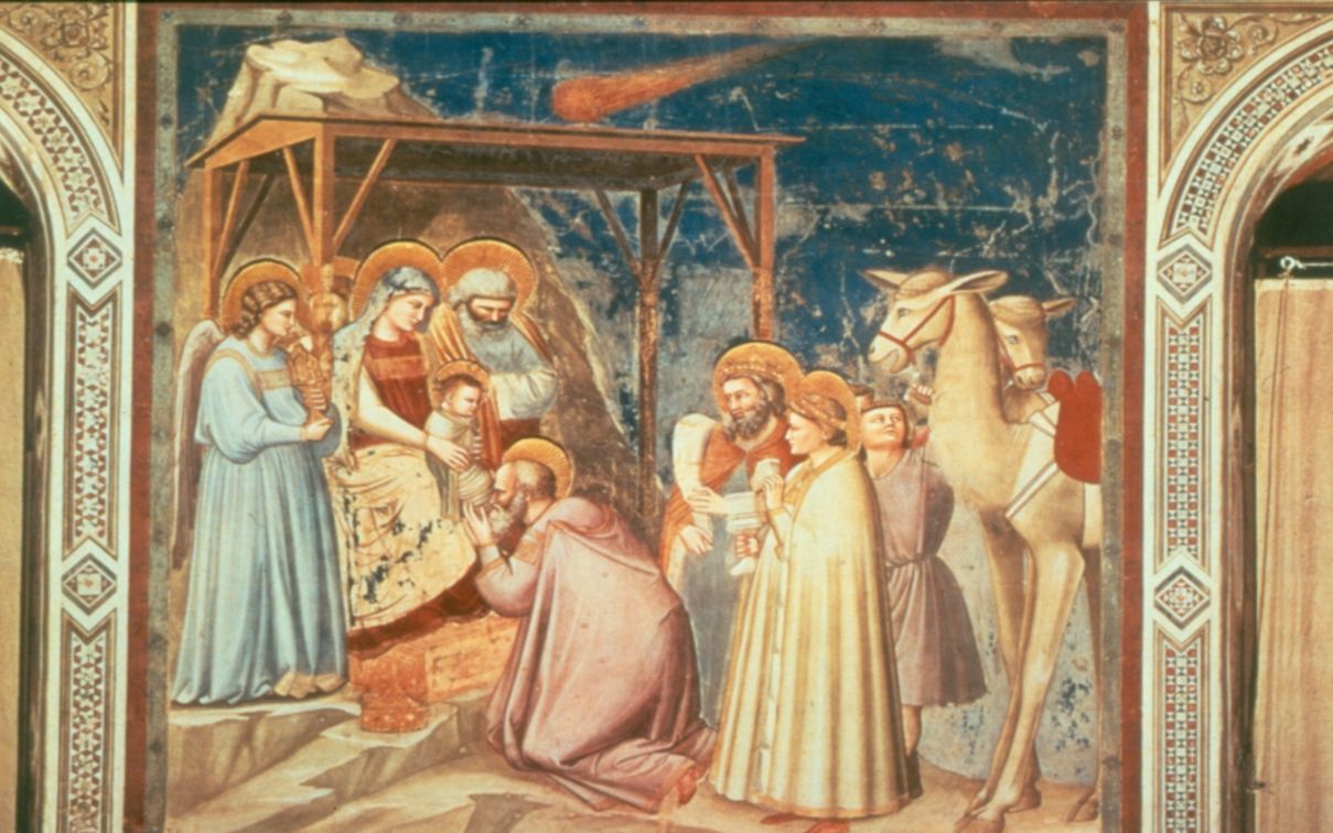 Giotto adoracion de los reyes magos