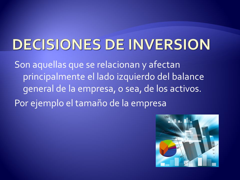 DECISIONES DE INVERSION