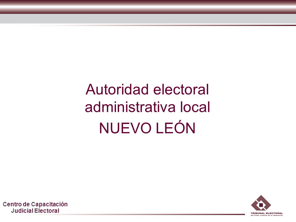 Autoridad electoral administrativa local