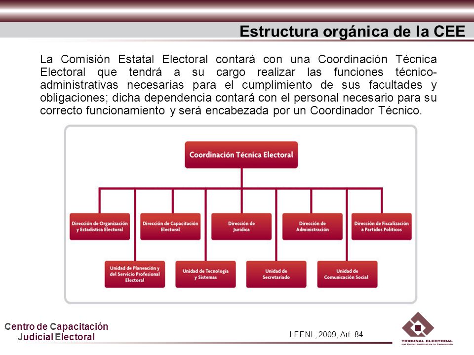 Estructura orgánica de la CEE