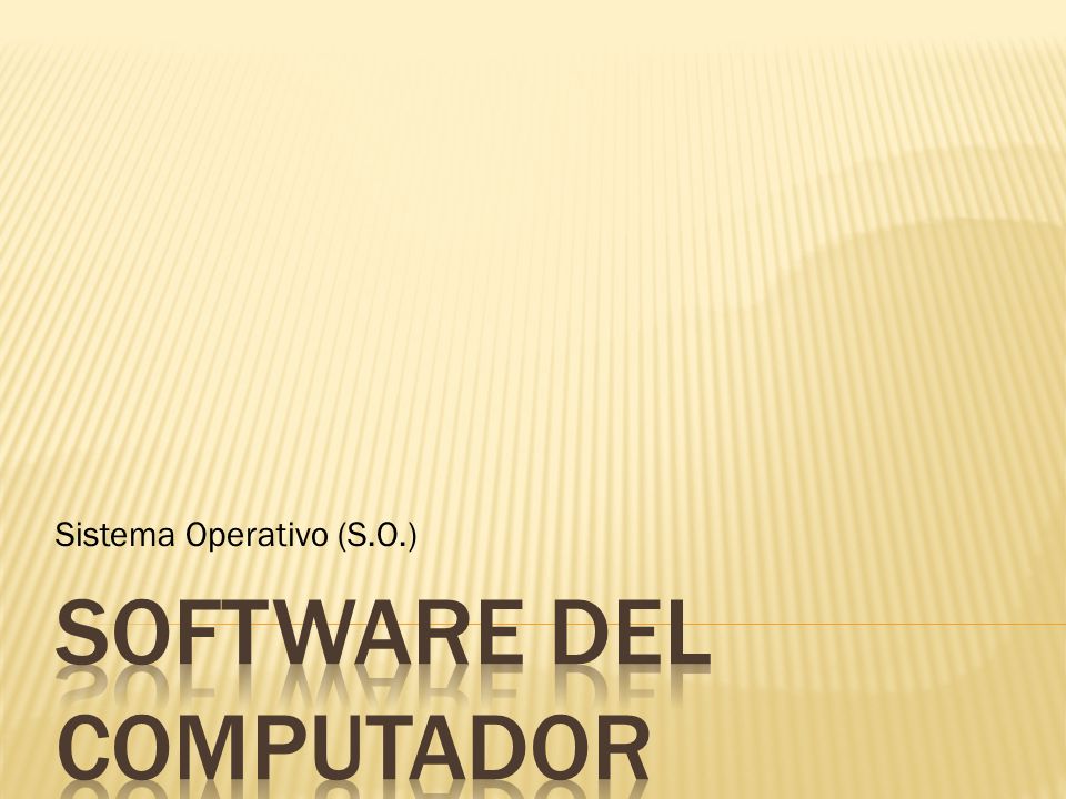Software del Computador