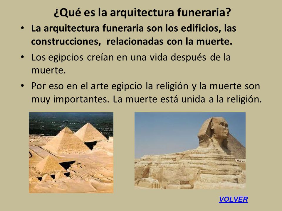¿Qué es la arquitectura funeraria