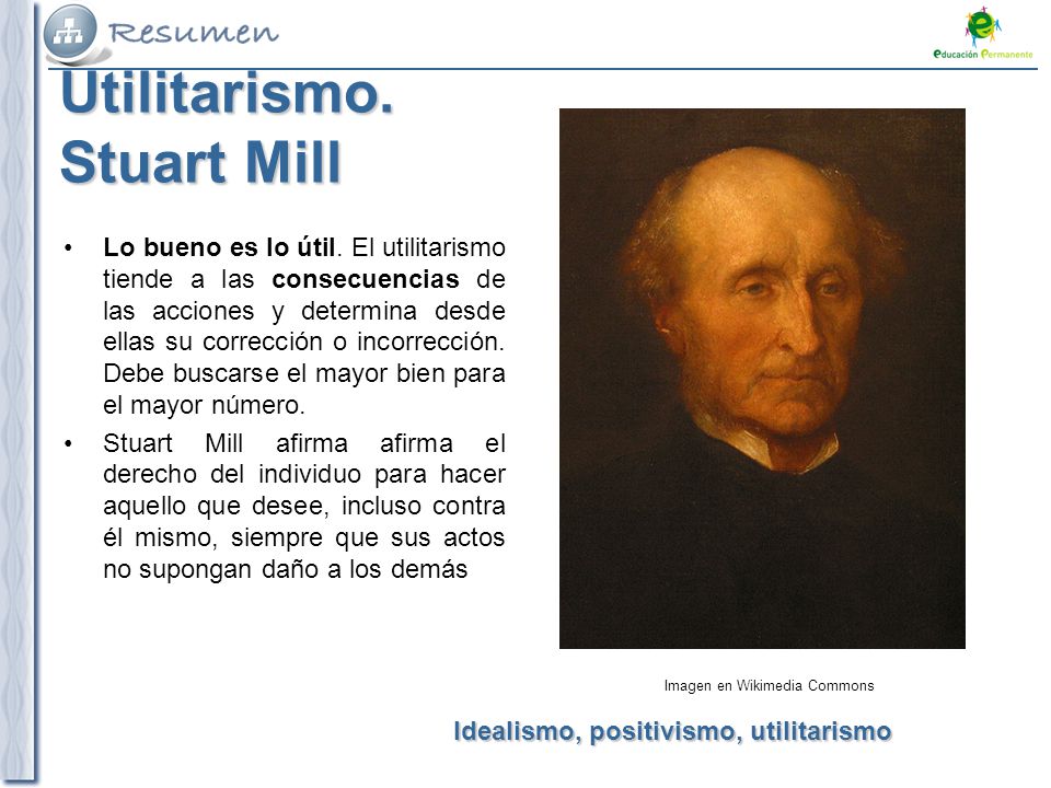 Utilitarismo. Stuart Mill