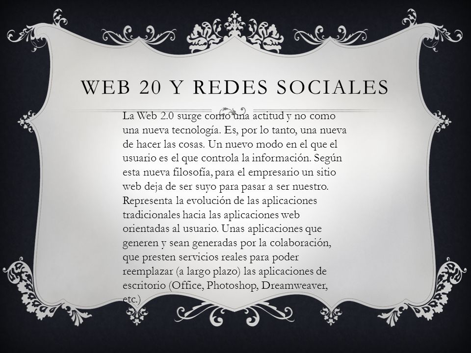 WEB 20 Y REDES SOCIALES