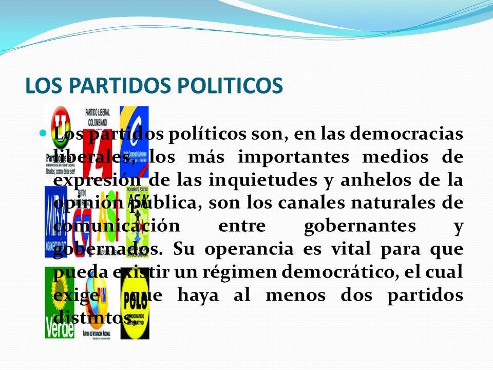 LOS PARTIDOS POLITICOS