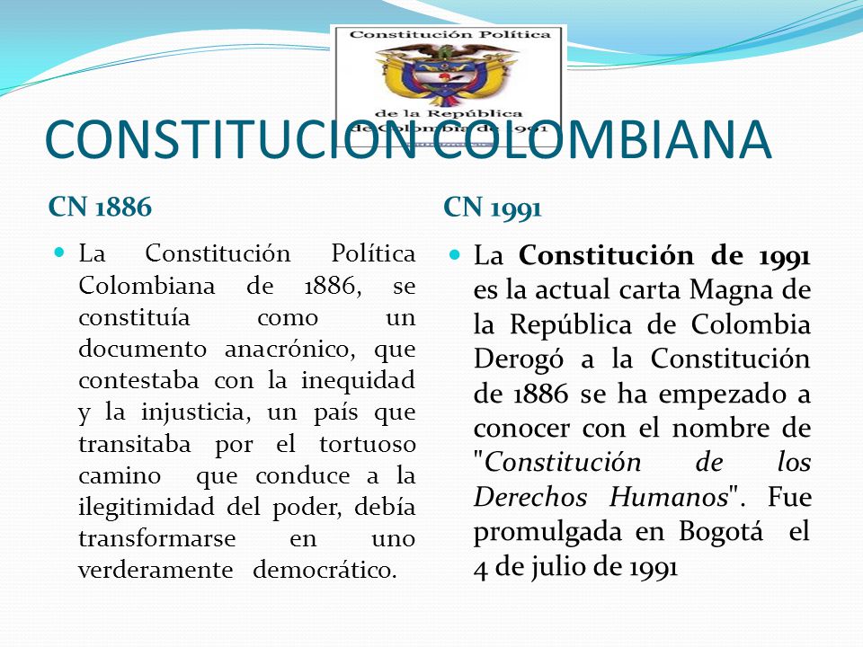CONSTITUCION COLOMBIANA