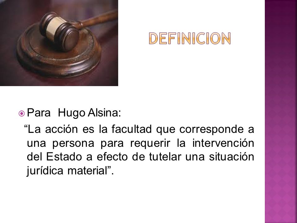 DEFINICION Para Hugo Alsina: