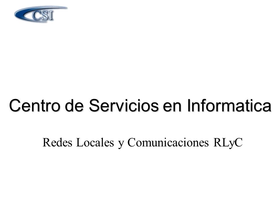 Centro de Servicios en Informatica