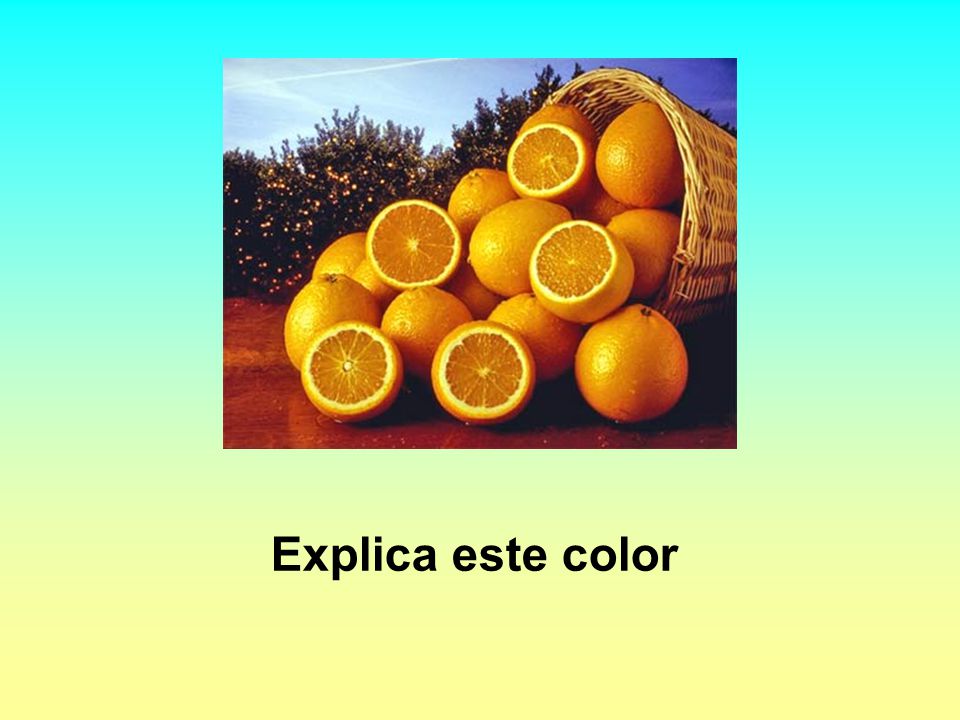Explica este color