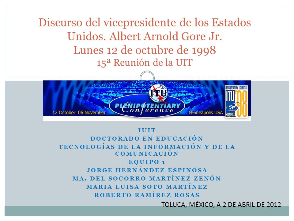 Discurso del vicepresidente de los Estados Unidos