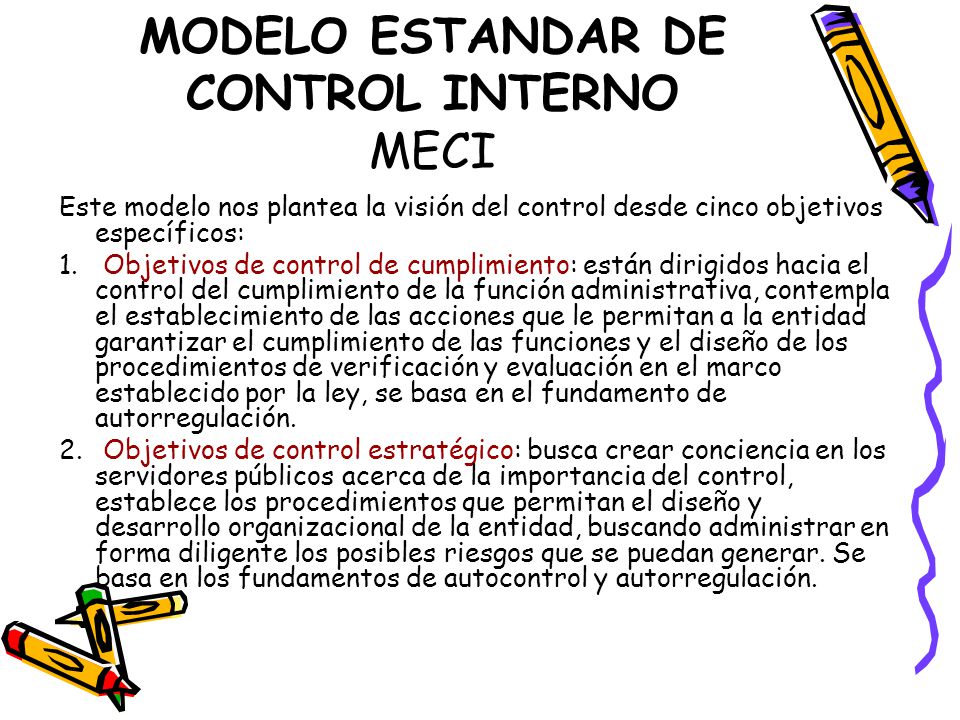 MODELO ESTANDAR DE CONTROL INTERNO MECI