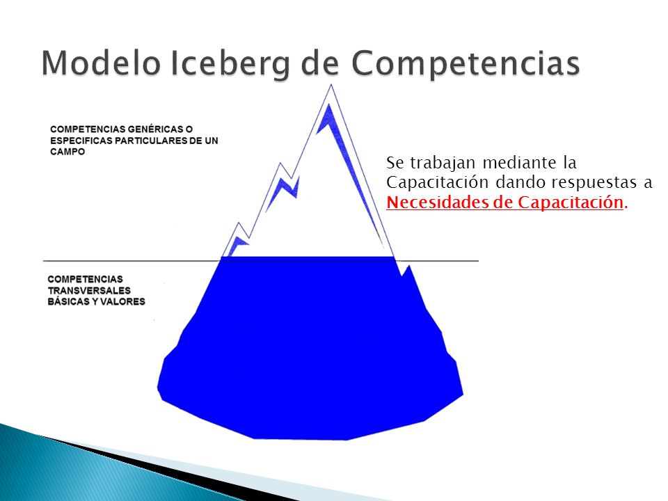 Modelo Iceberg de Competencias