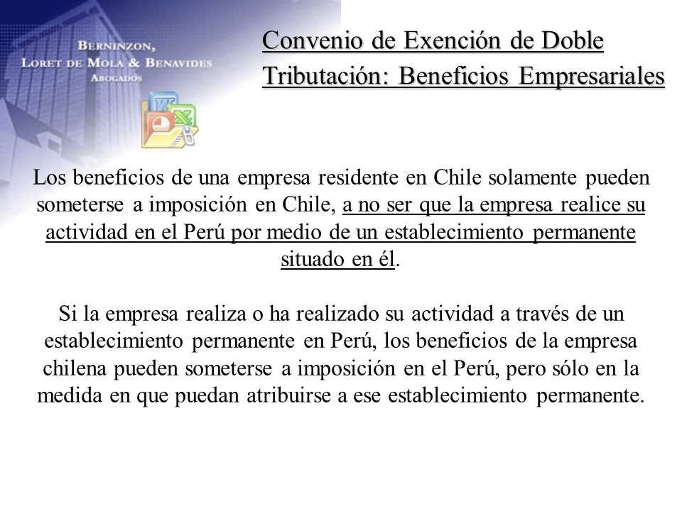 Convenio de Exención de Doble Tributación: Beneficios Empresariales