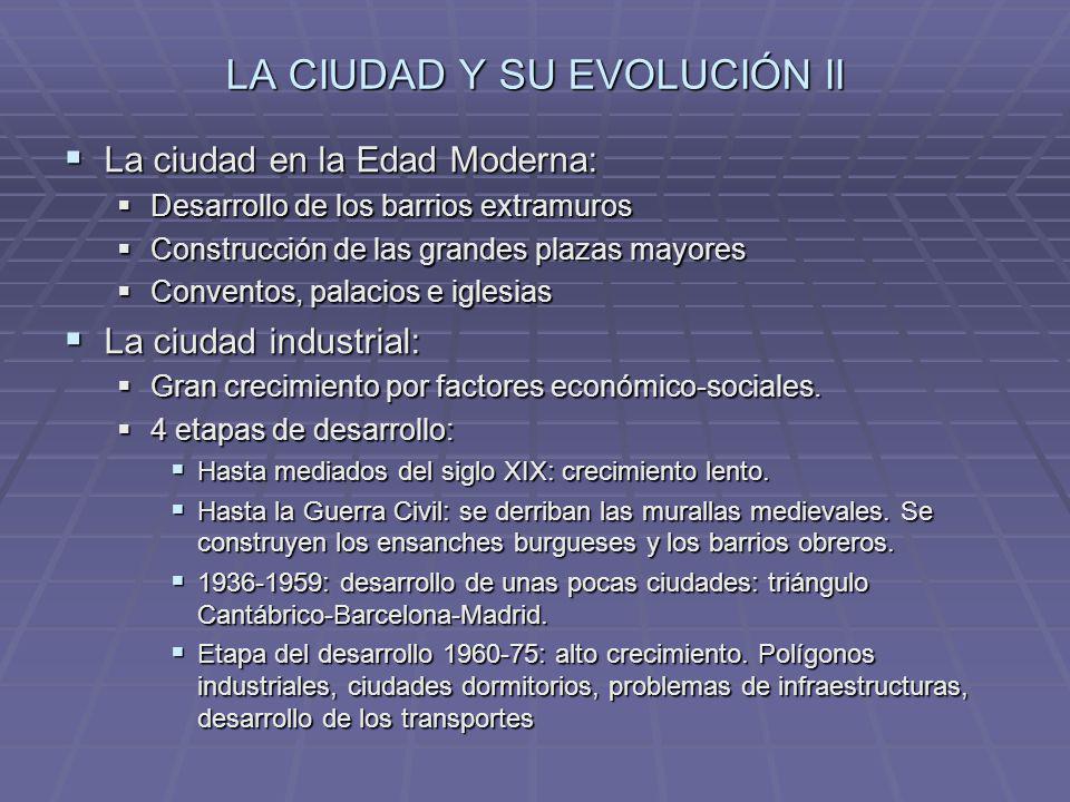 LA CIUDAD Y SU EVOLUCIÓN II