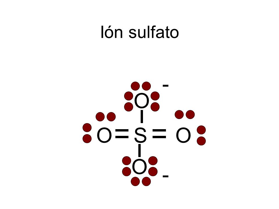 Ión sulfato S O - 35