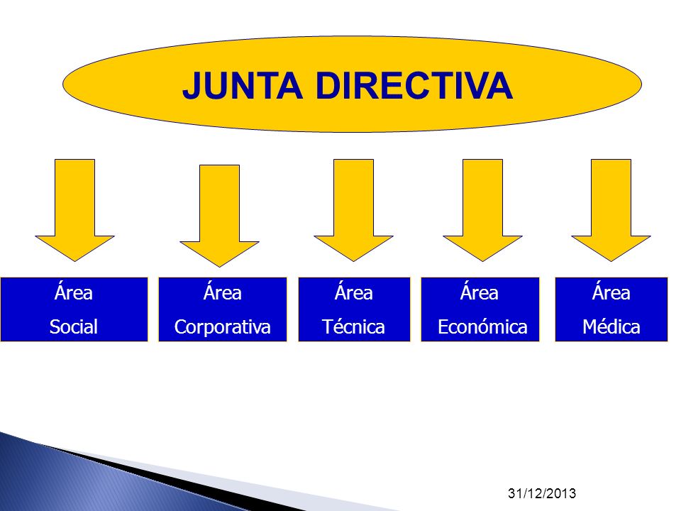 JUNTA DIRECTIVA Área Social Área Corporativa Área Técnica Área