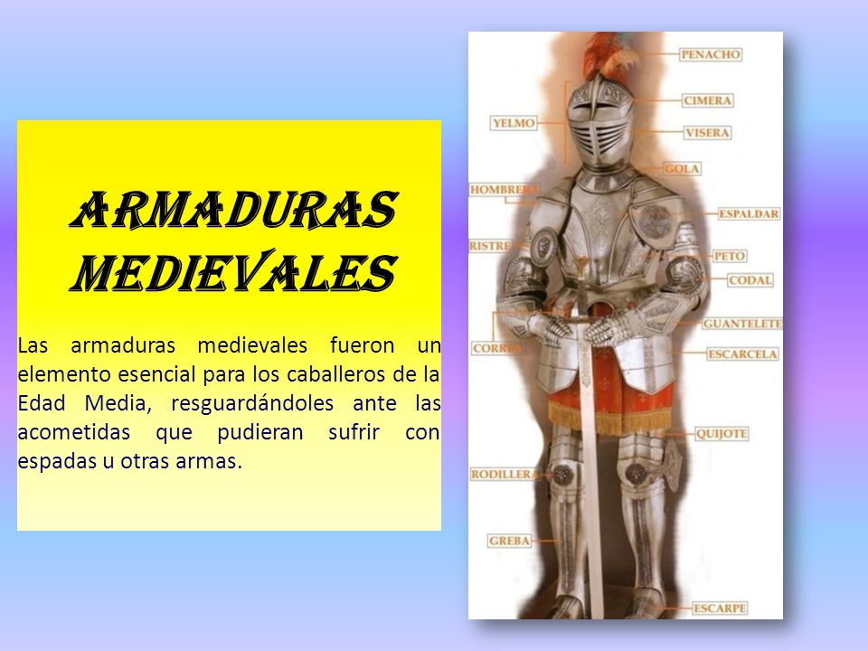 ARMADURAS MEDIEVALES