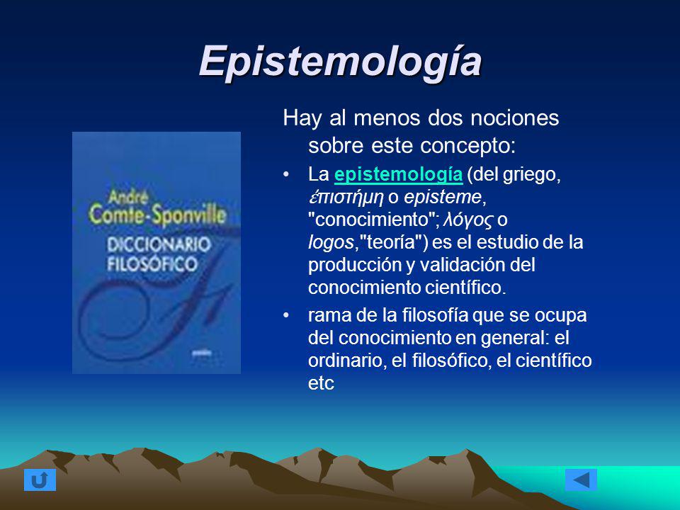 investigacion epistemologia investigacion epistemologia