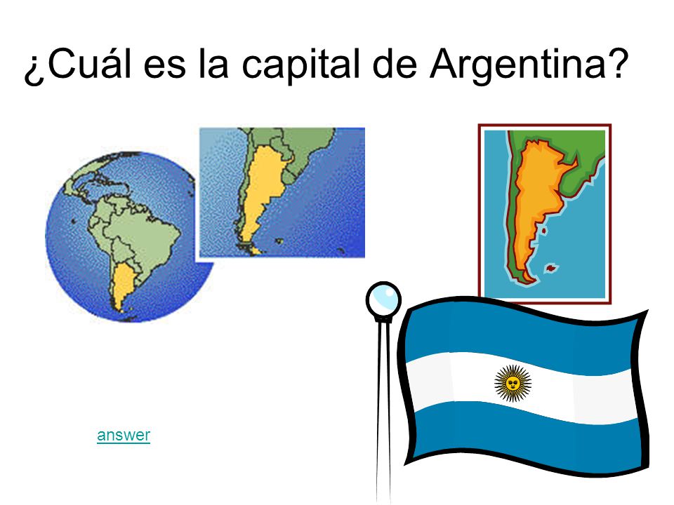 ¿Cuál es la capital de Argentina