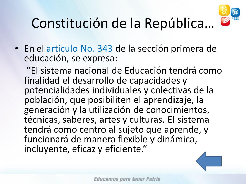 Constitución de la República…