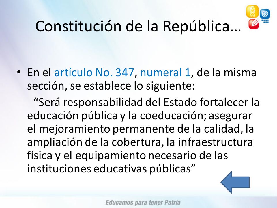 Constitución de la República…