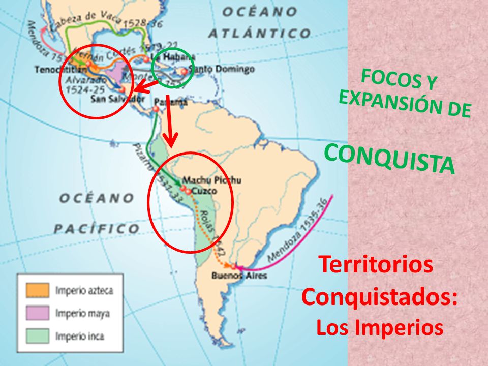 CONQUISTA Territorios Conquistados: