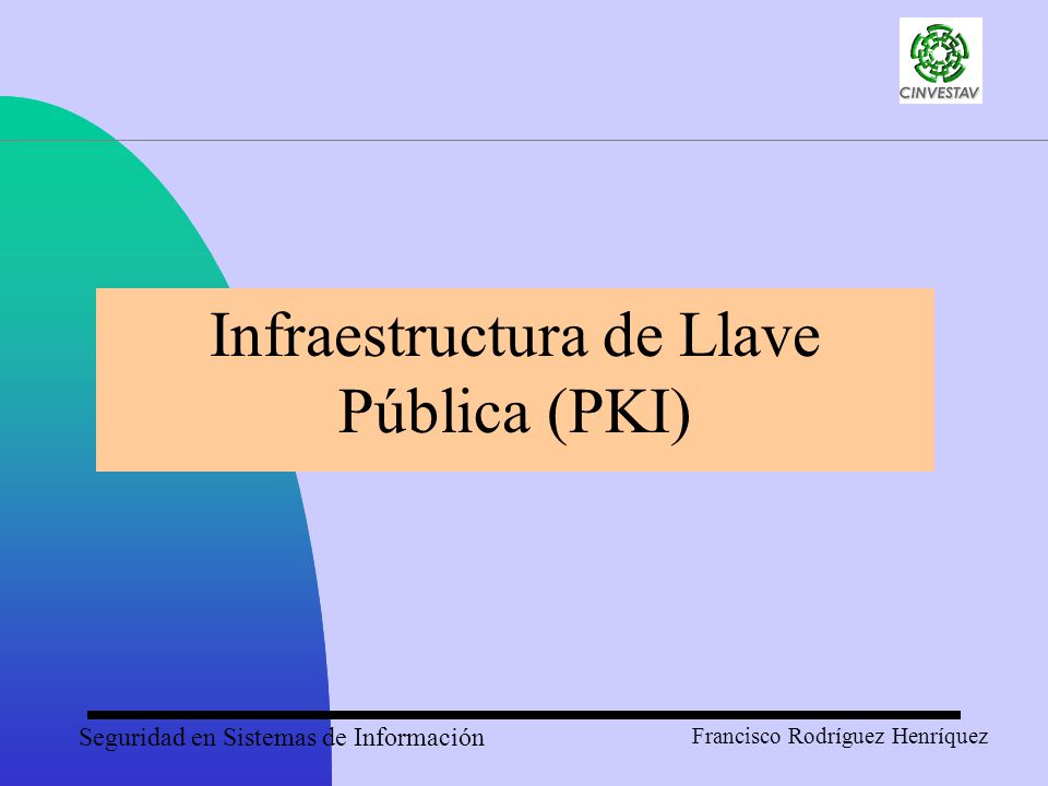 Infraestructura de Llave Pública (PKI)