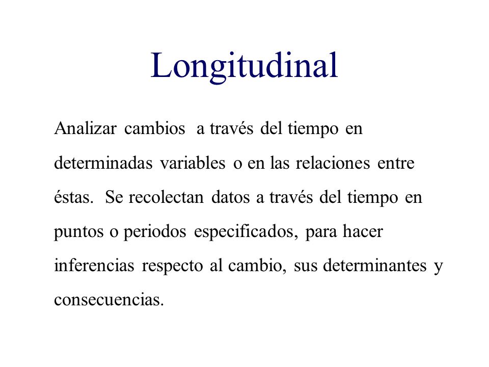 Longitudinal