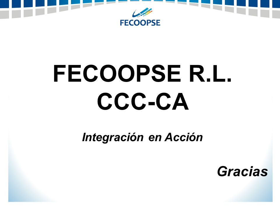 FECOOPSE R.L. CCC-CA Integración en Acción Gracias