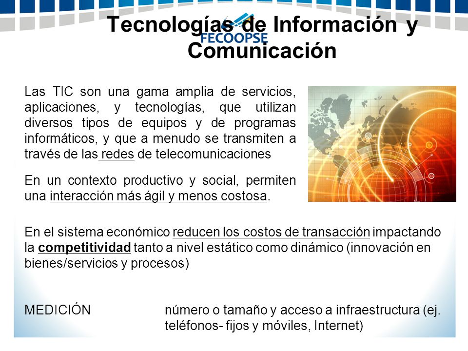 Tecnologías de Información y Comunicación
