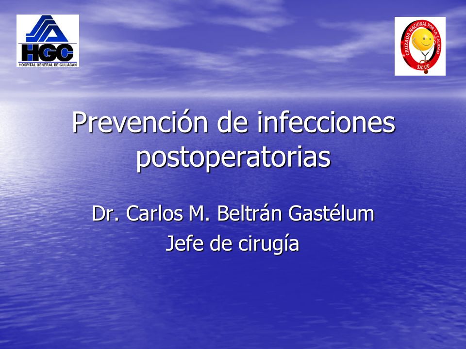 Prevención de infecciones postoperatorias