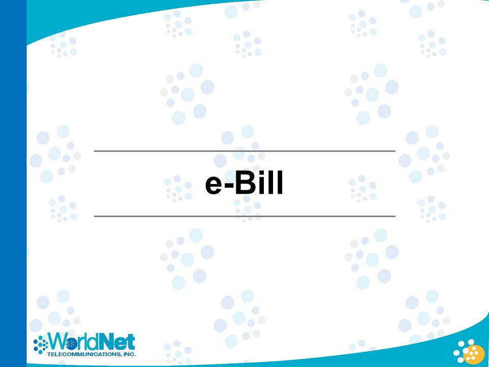 e-Bill