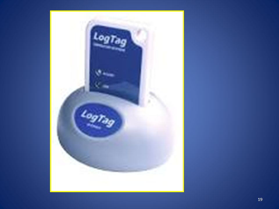 Insert the LogTag into the docking station with the digital screen facing forward, until it clicks.