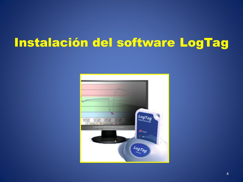 Instalación del software LogTag