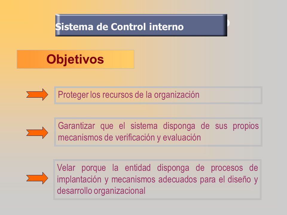 Sistema de Control interno Sistema de Control interno