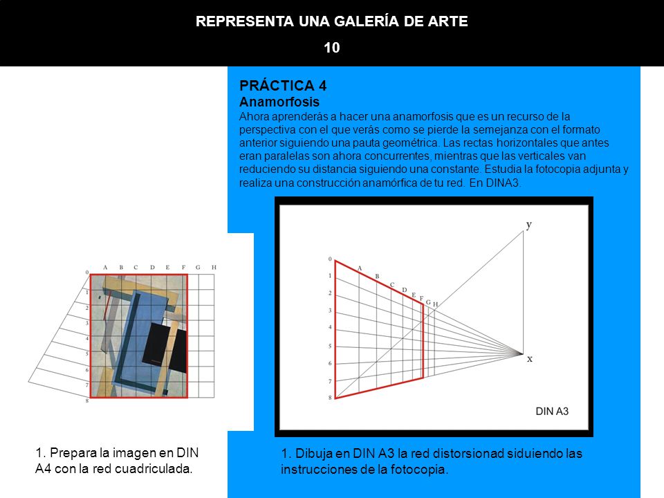REPRESENTA UNA GALERÍA DE ARTE