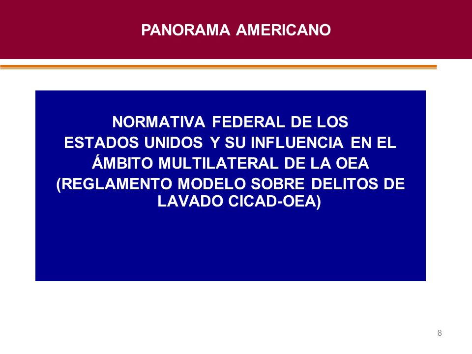 NORMATIVA FEDERAL DE LOS ESTADOS UNIDOS Y SU INFLUENCIA EN EL