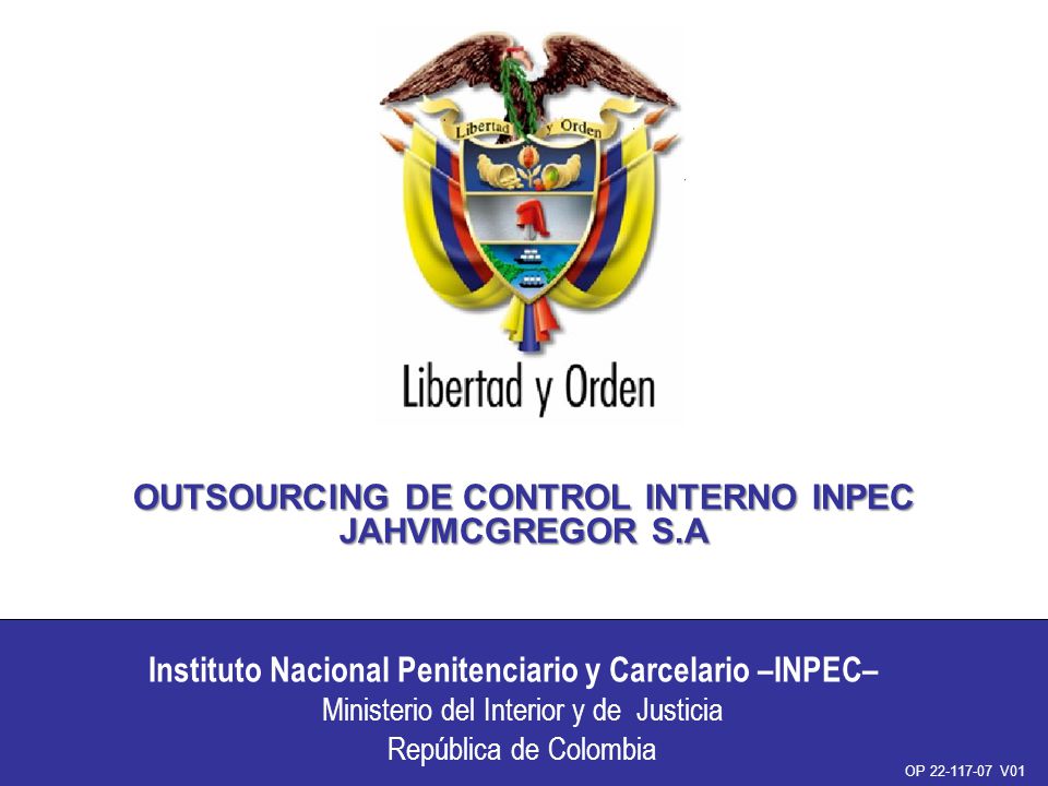 OUTSOURCING DE CONTROL INTERNO INPEC JAHVMCGREGOR S.A