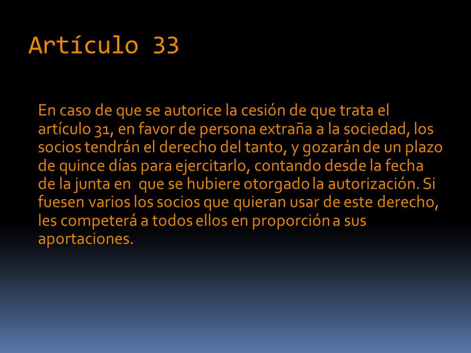 Artículo 33