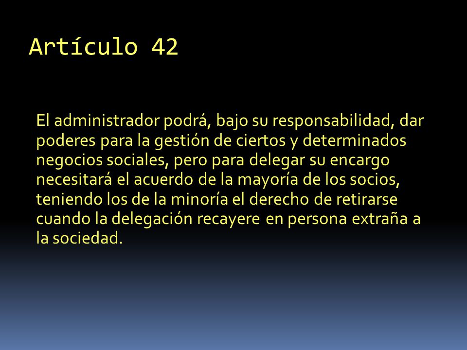 Artículo 42