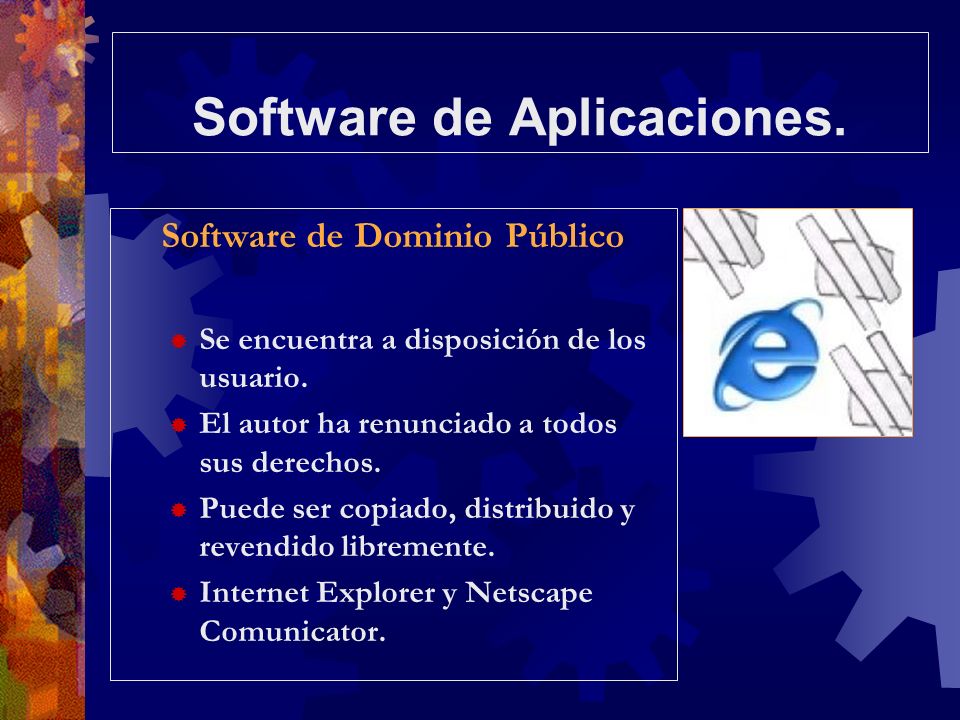 Software de Aplicaciones.