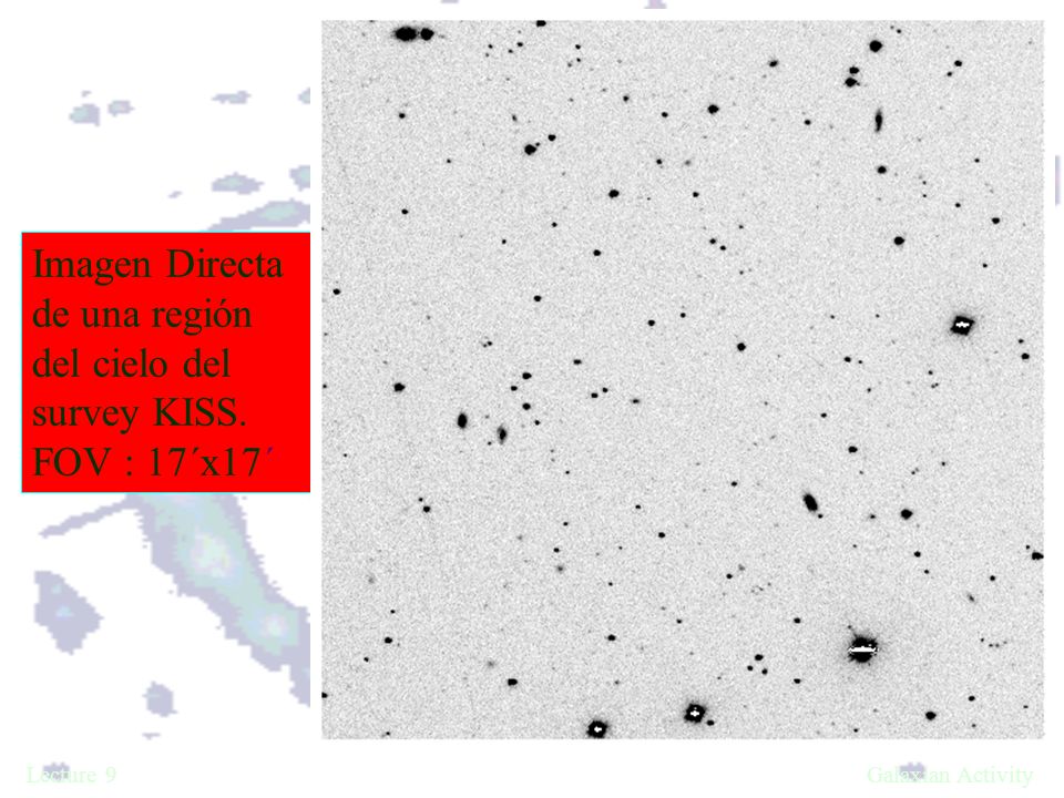 Imagen Directa de una región del cielo del survey KISS. FOV : 17´x17´
