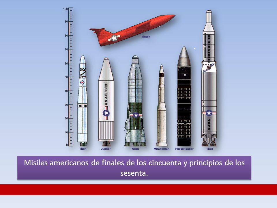 Misiles americanos de finales de los cincuenta y principios de los sesenta.