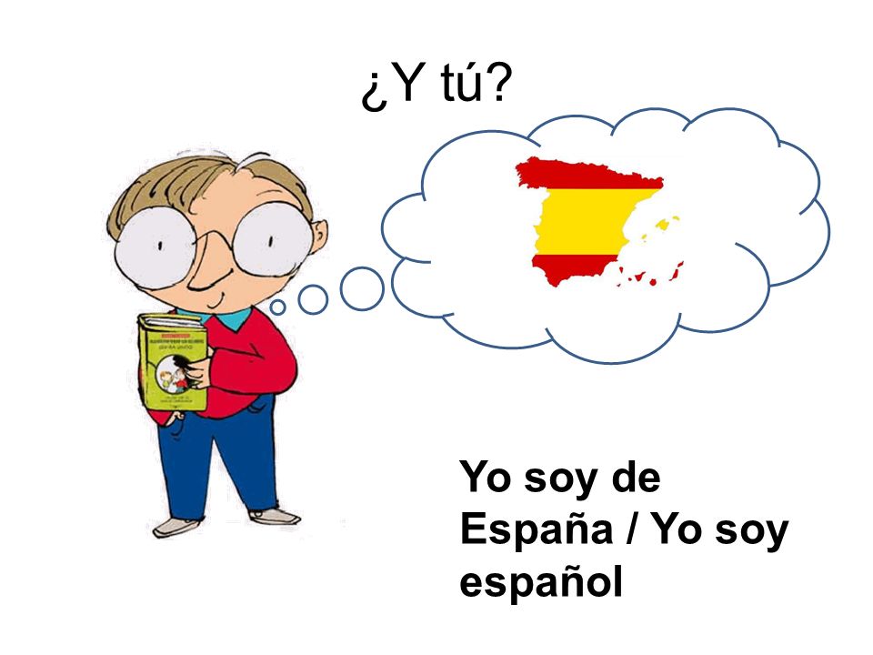 ¿Y tú Yo soy de España / Yo soy español