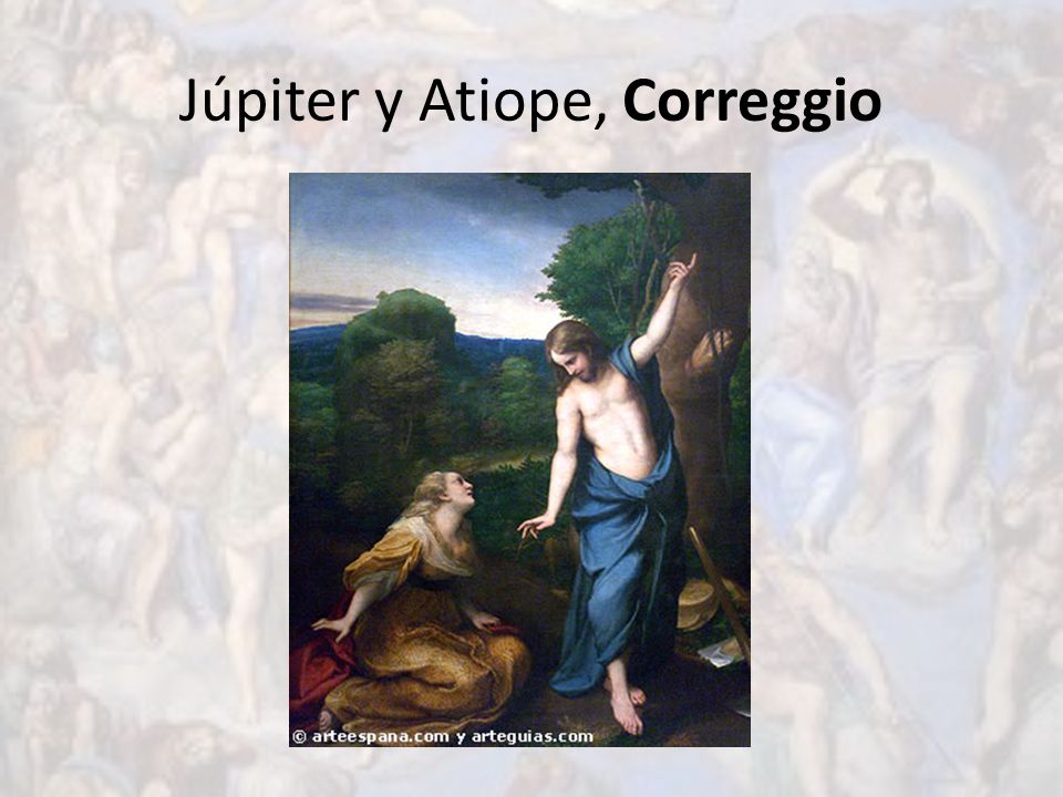 Júpiter y Atiope, Correggio