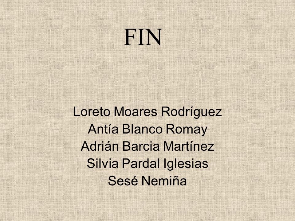 FIN Loreto Moares Rodríguez Antía Blanco Romay Adrián Barcia Martínez