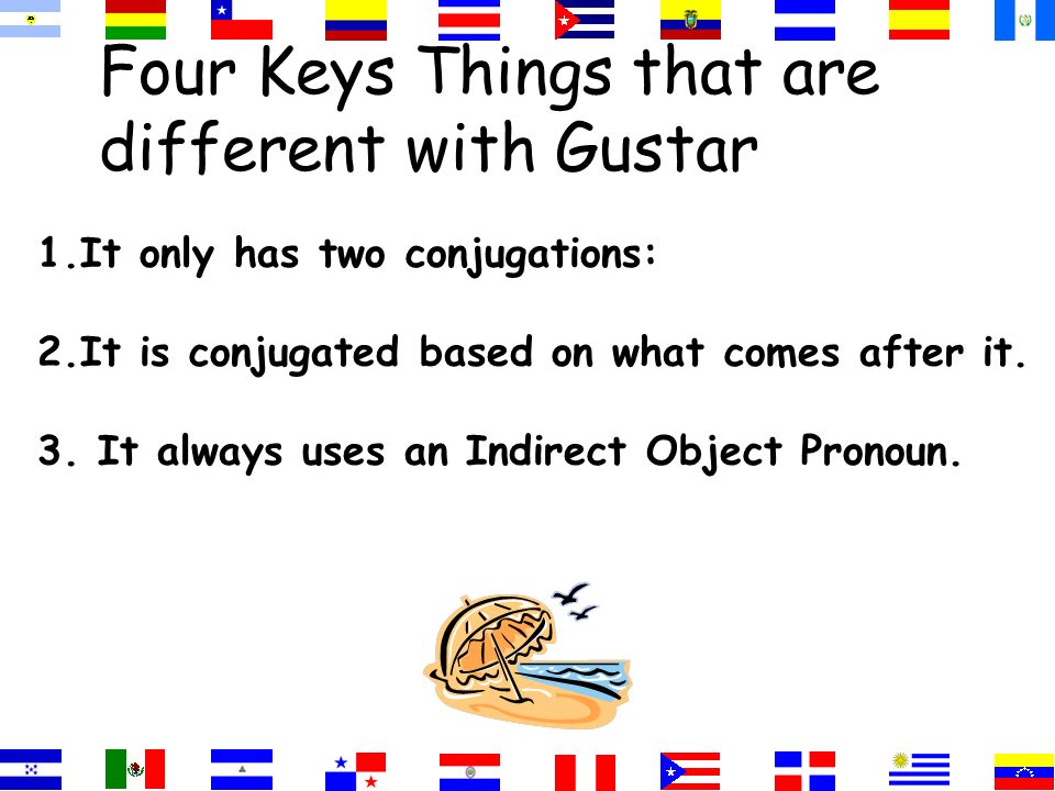 Four Keys Things that are different with Gustar