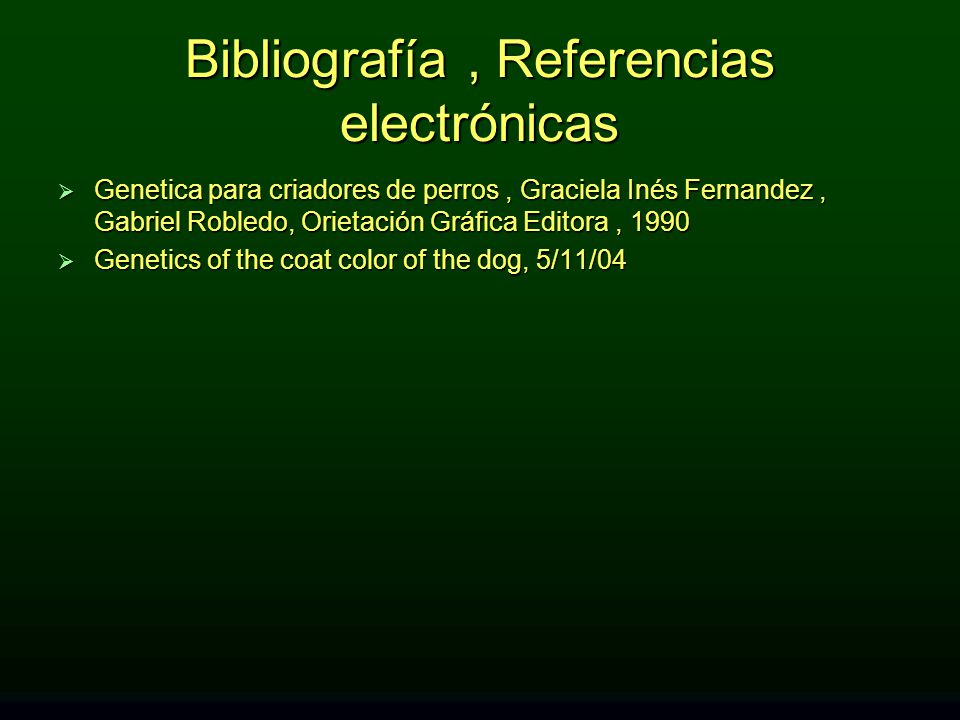 Bibliografía , Referencias electrónicas